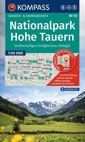 Kompass wanderkarten set - kompass, 50