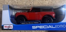 Ford Bronco Wildtrak 2021 rot, Maisto Modellauto, Modell 1:18