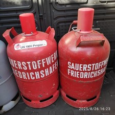 SWF Sauerstoffwerk Friedrichshafen Pfandflasche leer 11 kg rot Propangas