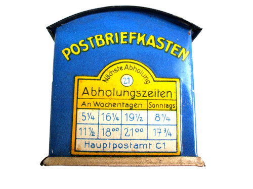 Puppenstuben briefkasten blech - puppenstuben,
