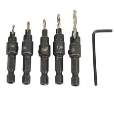 5 Stck. Holzbearbeitung Senker