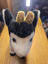 Steiff Ziege Schwarz Weiss 