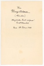 Ernst haeckel brief fanny - haeckel,