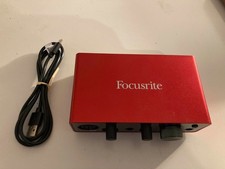 Focusrite Scarlett Solo 3rd Gen USB Audio Interface AS NEW!!!