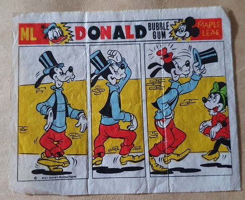 Vintage donald bubble gum - donald,
