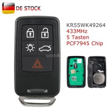 433MHz Fernbedienung Funk Schlüssel ID46 Für VOLVO V40 V60 V70 S60 XC60 XC70 S80