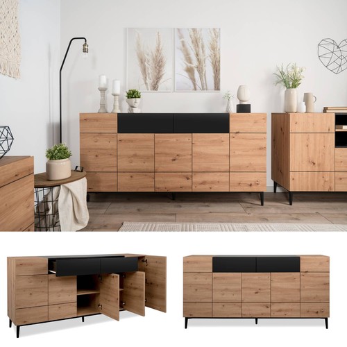 Sideboard kommode massiv - sideboard,