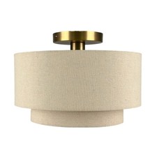 Deckenlampe Deckenleuchte Lampe Leuchte Wohnzimmerlampe Schlafzimmerlampe Leinen