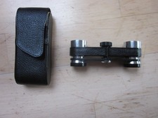 ROW Rathenow Original Opernglas, Theaterglas inkl. Etui schwarz DDR