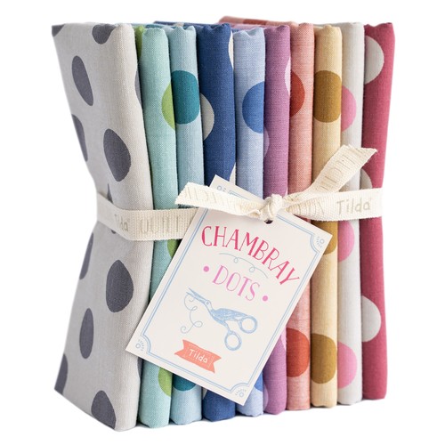 Tilda chambray punkte fat - tilda,