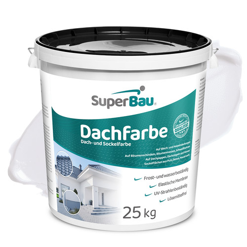 Superbau dachfarbe weiß - superbau, 25kg
