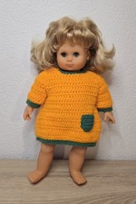 Nette Kunststoff Puppe Emil Schwenk Doll 43 cm Schlafaugen Sammler Vintage 