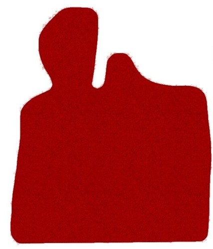 Rot fußmatte fahrer - fahrer, teppich