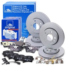 ATE BREMSSCHEIBEN +BELÄGE+VWK VORNE+HINTEN FÜR VW TRANSPORTER MULTIVAN BUS T5 T6