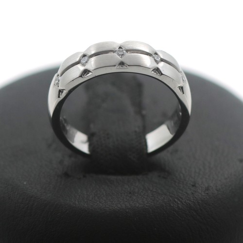 Ring 950 platin diamant 10 - ring, 0,10