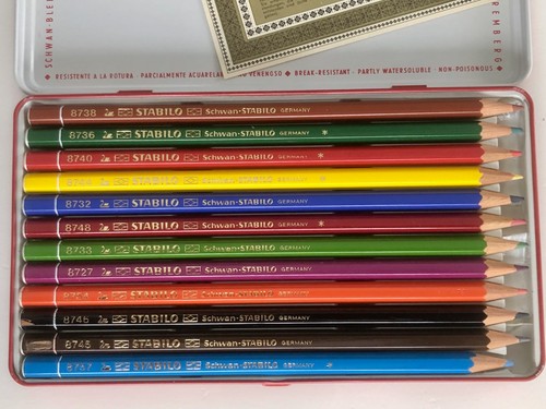 Stabilo 8773 blechdose - in, 12