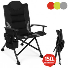 Campingstuhl Faltbar 150 kg Tragetasche Gepolstert Falt Angel Klapp Strand Stuhl