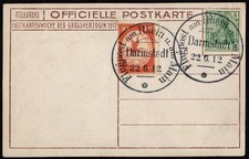 1912, 10 Pfg. Flugpost auf