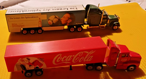 Lkw bitburger und 1 coca - bitburger,