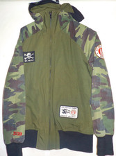 Original FC St.Pauli Jacke, Kapuze, Logos, Camouglage, Größe S - M