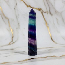 Fluorit Obelisk 8cm -