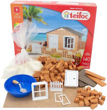 Teifoc Steinbaukasten Strandhaus TEI 4500 Bauset für Kinder ab 6 Jahren DIY✅