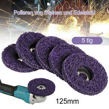 CSD Scheibe Metall Rostentferner Lila Reinigungsscheibe 125mm Schruppscheiben 5X