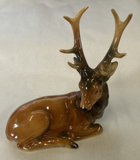 Lippelsdorf Keramik sitzender Hirsch