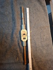 Vintage M 5/21  1/4-3/4 Schneideisen Gewindeschneider Sehr Groß Sehr Stabil 38cm