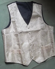 Herrenweste gold Gr. L neu