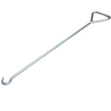 Schachtdeckelhaken Kanaldeckelheber aus verzinktem Stahl 800mm mit Spitze