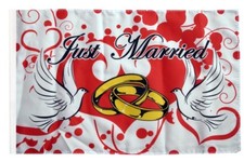 Just Married Tauben Banner