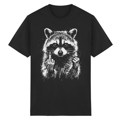 Waschbär grafik shirt - grafik, t-shirt