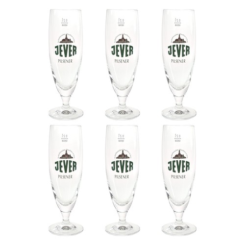 Jever bierglas tulpe - 6x,