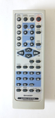 Original sharp rrmcga123awsa - sharp,