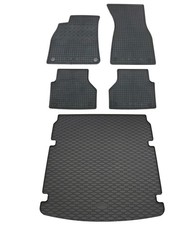 Gummi Fußmatten Kofferraumwanne für Audi A6 C8 + A7 C8 2018- Set Gummimatten