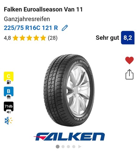 Falken euroallseason van11 - falken,