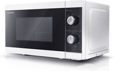 Sharp YC-MG01E-W - Mikrowelle und Grill, 20 Liter, 800 W