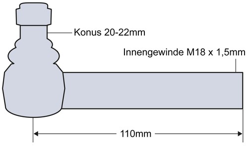 Kugelgelenk konus 20 22mm - kugelgelenk,, 20/22mm