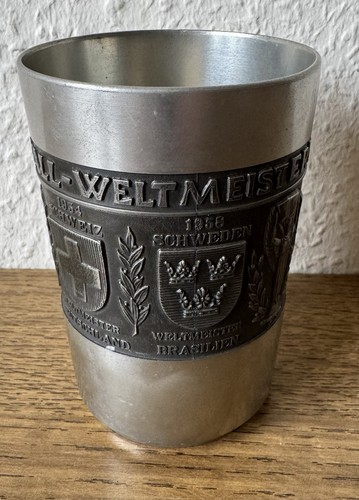 Zinnbecher fußball wm - zinnbecher, „