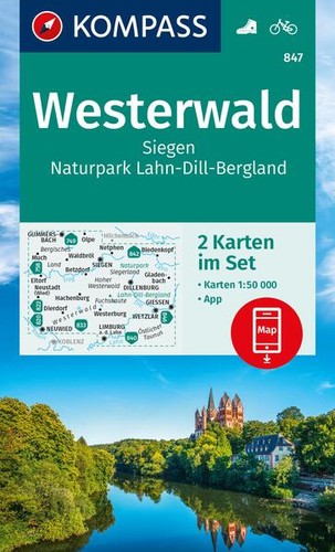 Kompass wanderkarten set - wanderkarten-set, 847