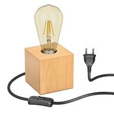 Tischlampe HITO, Holz massiv