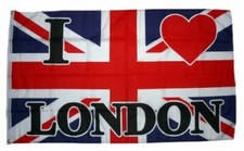 Flagge / Fahne London I Love