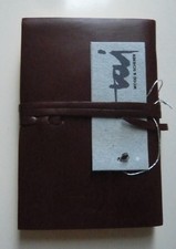 taj Wood & Scherer Notizbuch unbenutzt Leder braun Tagebuch