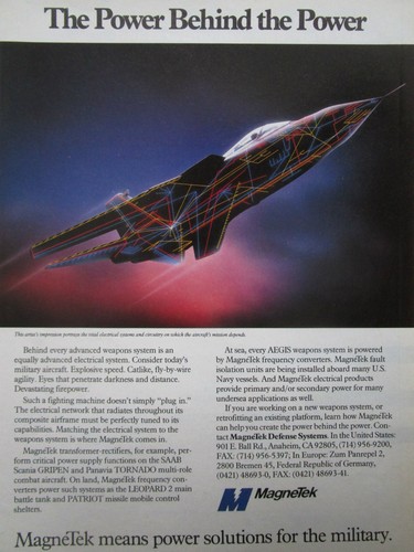 1989 pub magnetek defense - 1989-91,