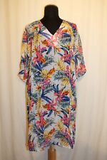 CYELL Tunika Chiffon Strandkleid TUNIC paradise morning multicolor Print NEU