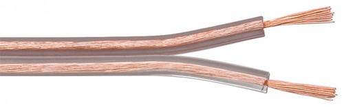 Lautsprecherkabel transparent