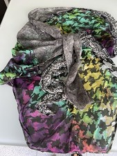 plomo o plata Schal Tuch