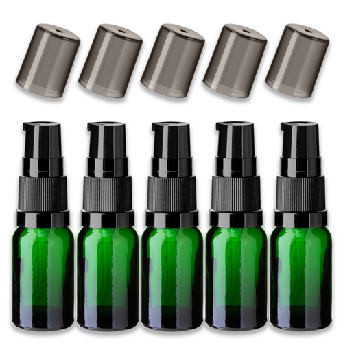 Grüne glasflasche ml - 5x, 10