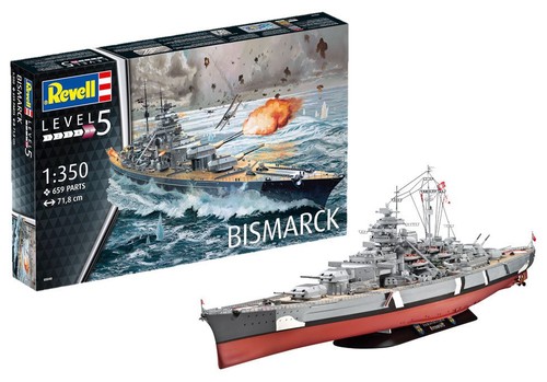 Revell 05040 bismarck new - bismarck, in